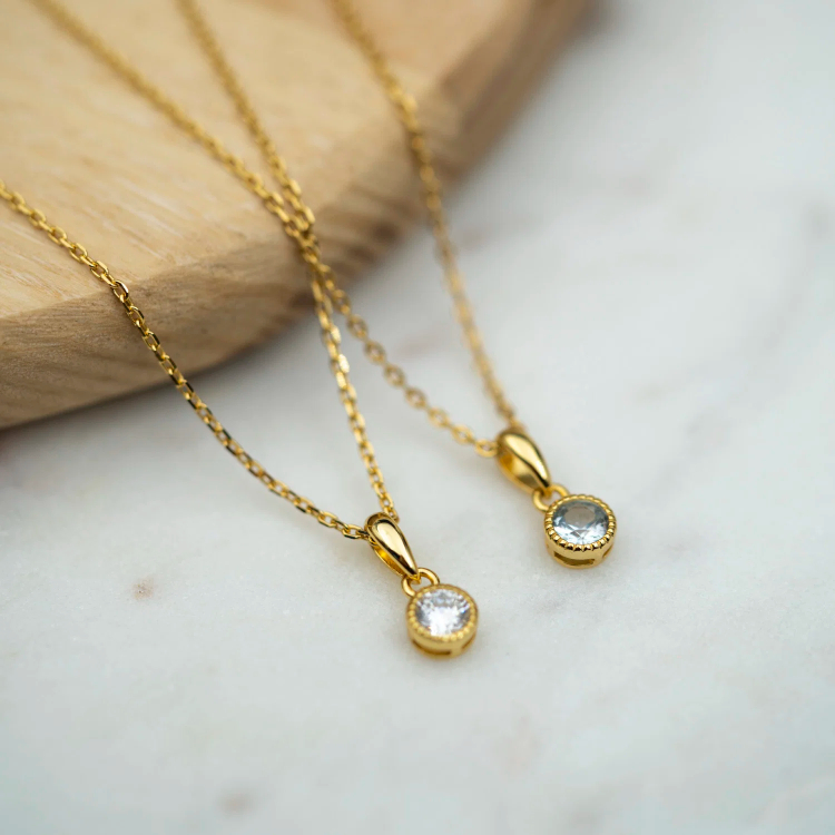 Nora Mørk by Gulldia - Smykke i sølv med lys blå zirkonia Nora Mørk by Gulldia - Smykke i sølv med lys blå zirkonia - Bilde 3