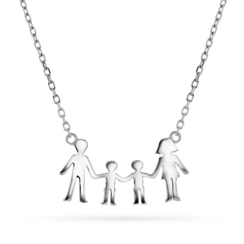 Pan Jewelry Trend - Smykke i 925 sølv med mor, far og to gutter