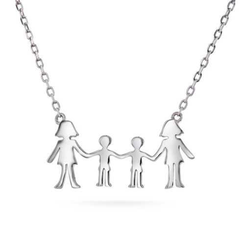 Pan Jewelry Trend - Smykke i sølv med to mødre og to sønner