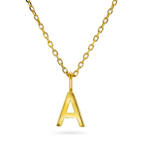Pan Jewelry Trend - Letter smykke i 925 forgtlt sølv