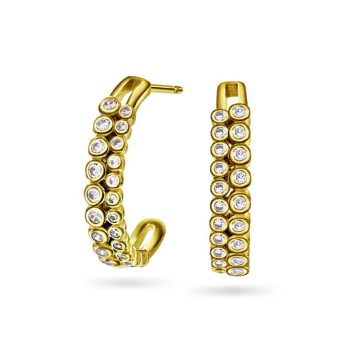 Pan Jewelry Classic - Aura Øredobber i 925 forgylr sølv