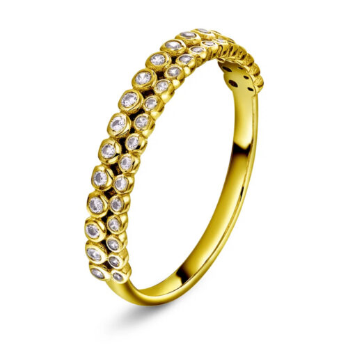 Pan Jewelry Classic - Aura ring i 925 forgylt sølv