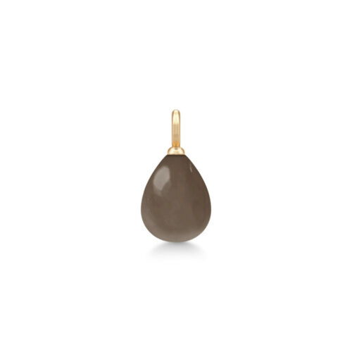 Julie Sandlau - Elina anheng i 14k gult gull - Chocolate Moonstone