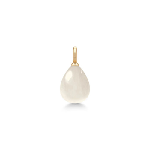 Julie Sandlau - Elina anheng i 14k gult gull - White Moonstone