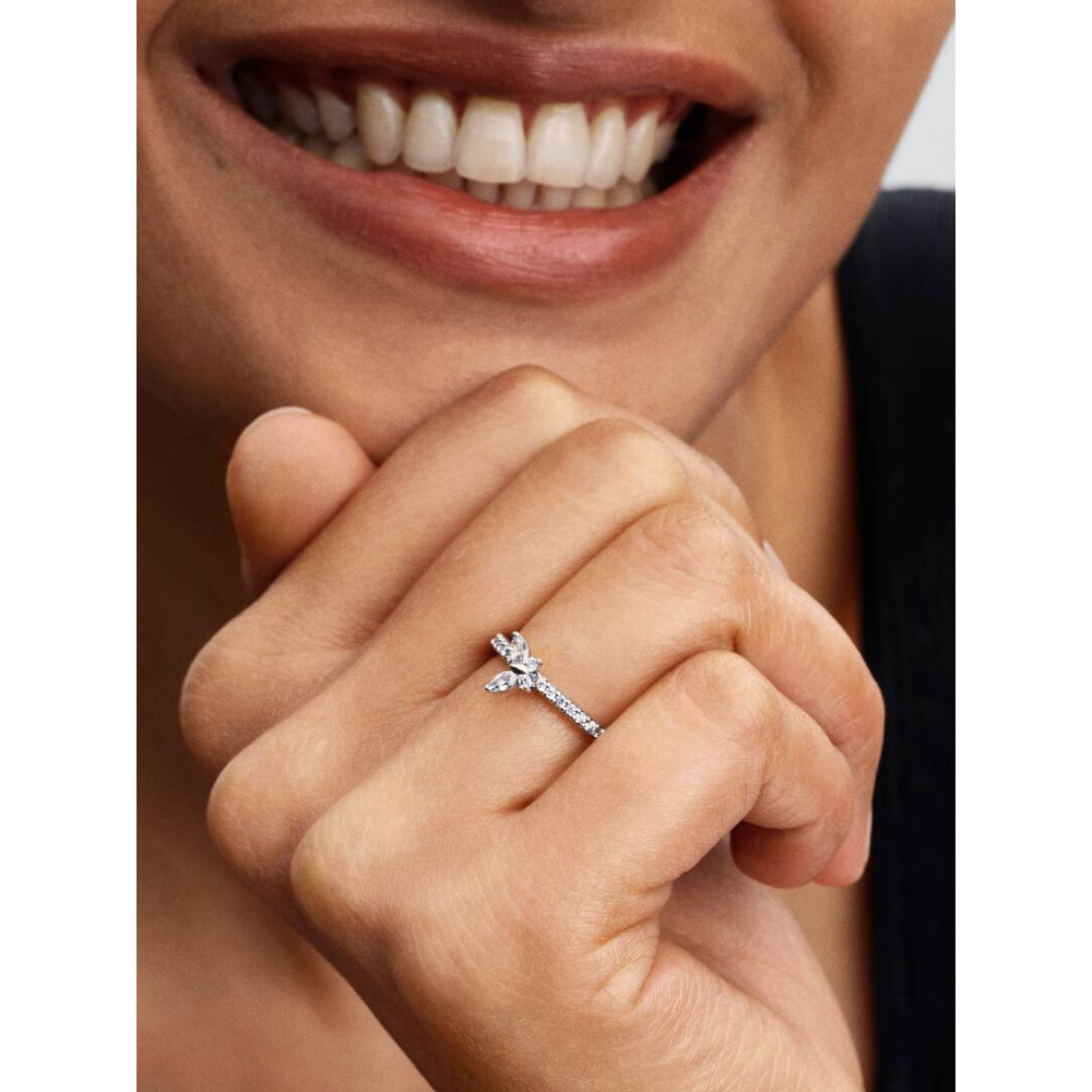 Pandora - Sommerfugl ring i sølv med cubic zirkonia - Bilde 2