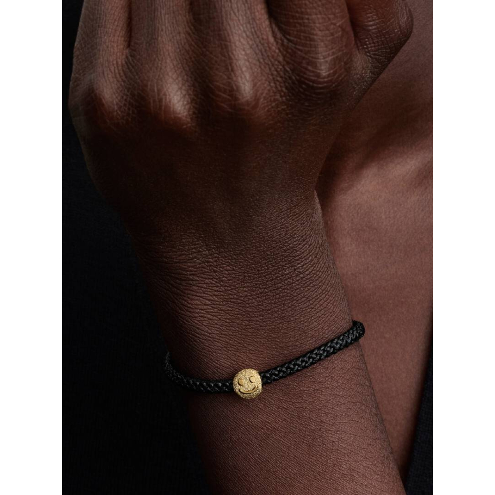 Pandora - Teksturert smilefjes mini 14k forgylling - Bilde 3