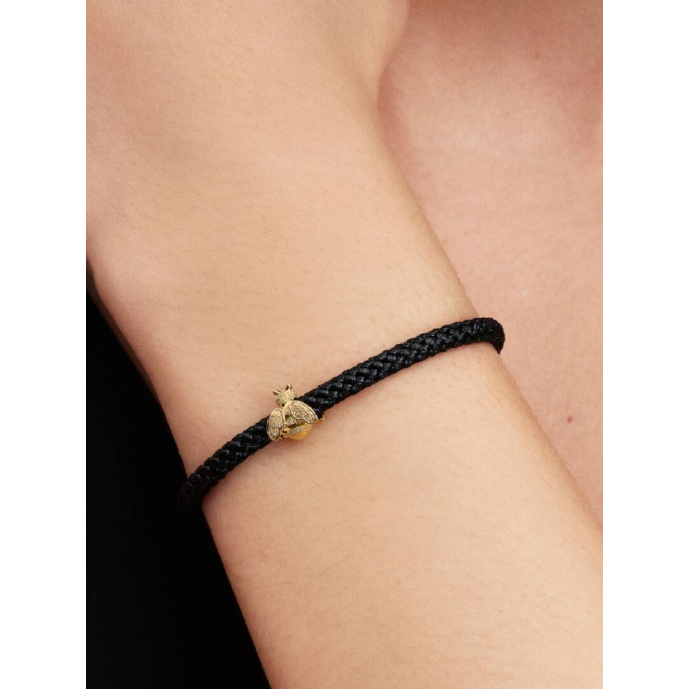 Pandora - Teksturert bie mini 14k forgylling - Bilde 2