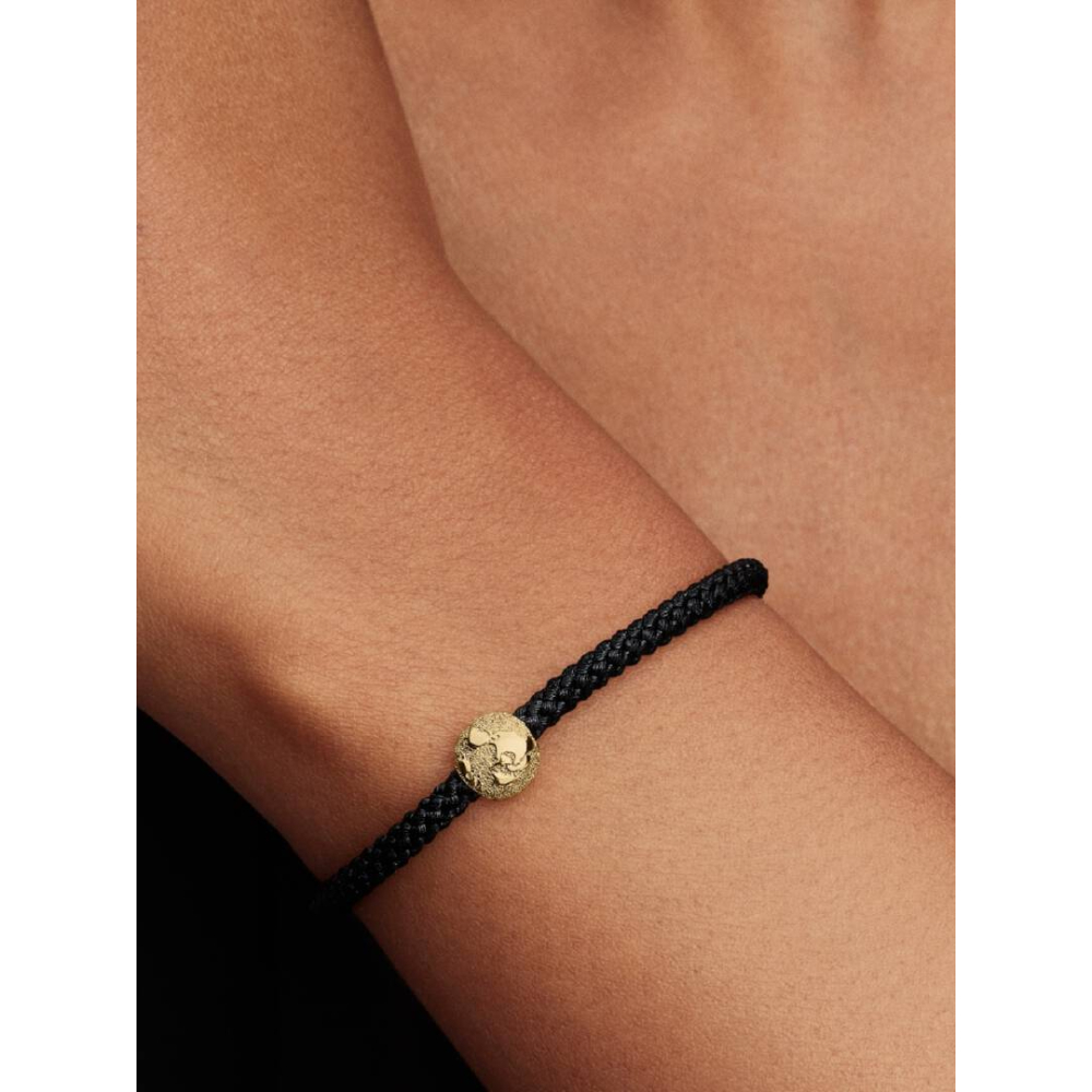 Pandora - Teksturert jordklode mini 14k forgylling - Bilde 2