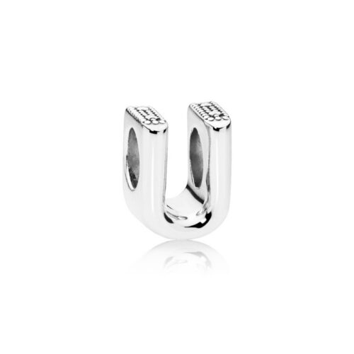 Pandora - Letter U silver charm