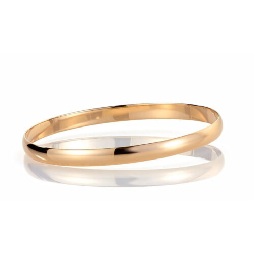 Espeland - Armring i gult gull - Massiv, 1,3 x 6 mm