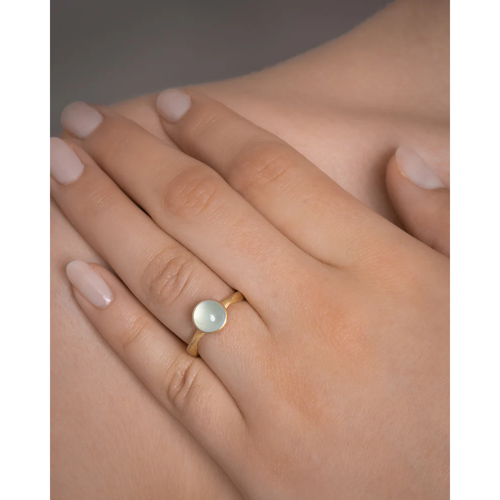 Dulong - Vega Pacific ring i 18k gult gull med akvamarin - Small Dulong - Vega Pacific ring i 18k gult gull med akvamarin - Small - Bilde 2