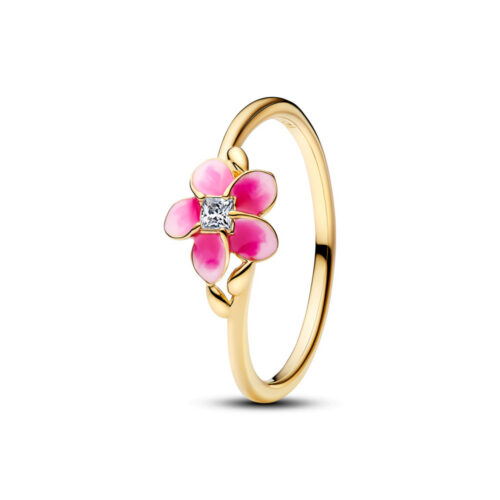 Pandora - Disney Vaiana Blomster Ring  14k forgylling og emalje