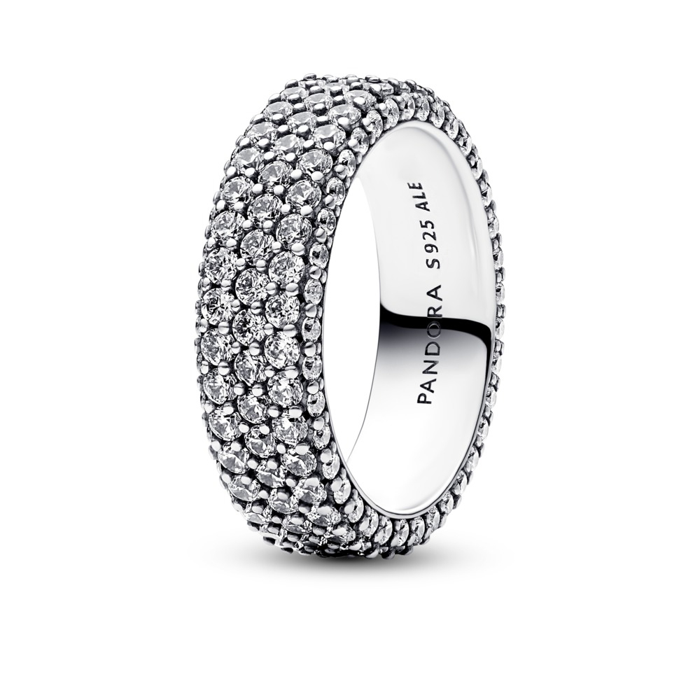 Pandora - Pavé Trippel Rad Ring Pandora - Pavé Trippel Rad Ring