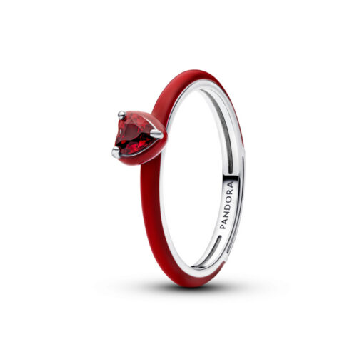 Pandora - Rød Chakra hjerte ring
