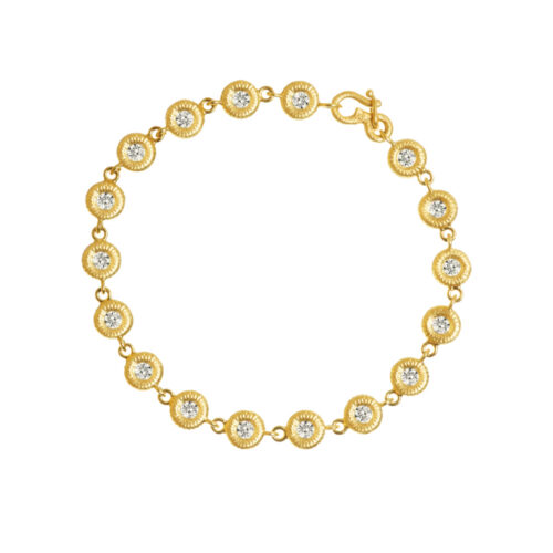 Dulong - Glory tennis armbånd i 18k gult gull