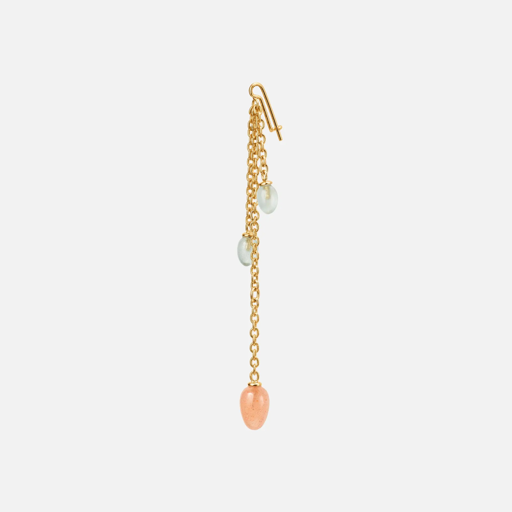 OLE LYNGGAARD COPENHAGEN - Yong Fish Earring Pendent 18k gult gull OLE LYNGGAARD COPENHAGEN - Yong Fish Earring Pendent 18k gult gull