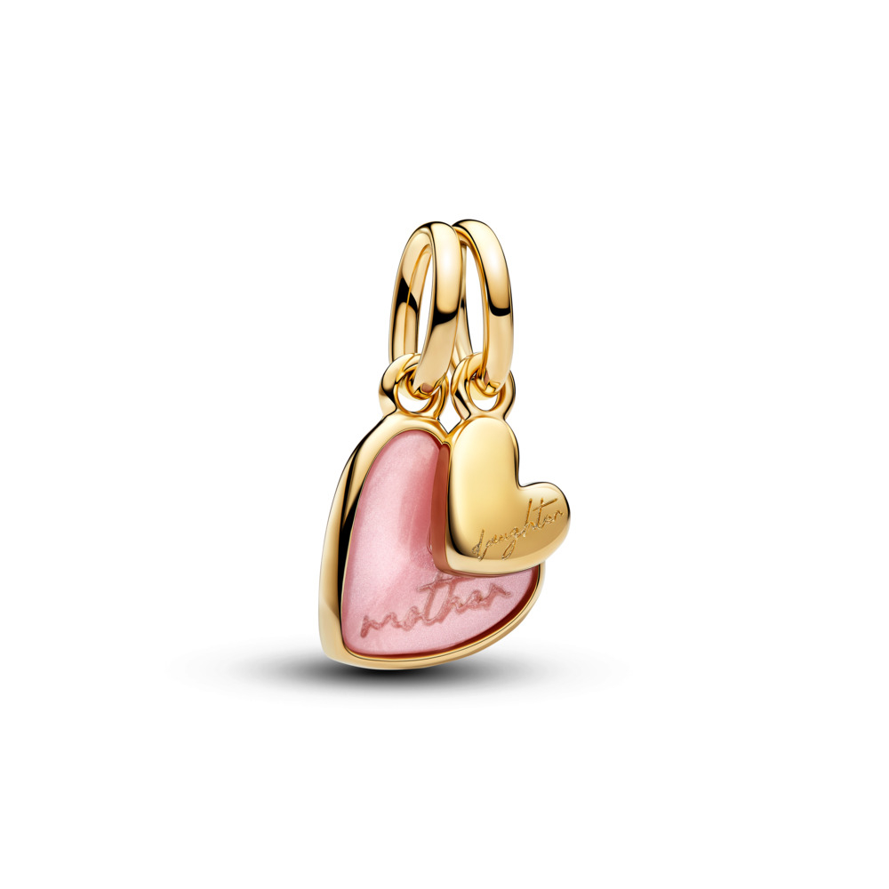 Pandora - Rosa Delbar Mor og Datter Hengende Charm i 14k forgylling Pandora - Rosa Delbar Mor og Datter Hengende Charm i 14k forgylling