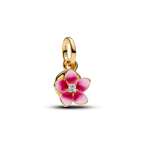 Pandora - Disney Vaiana Blomst Hengende Charm i 14k forgylling