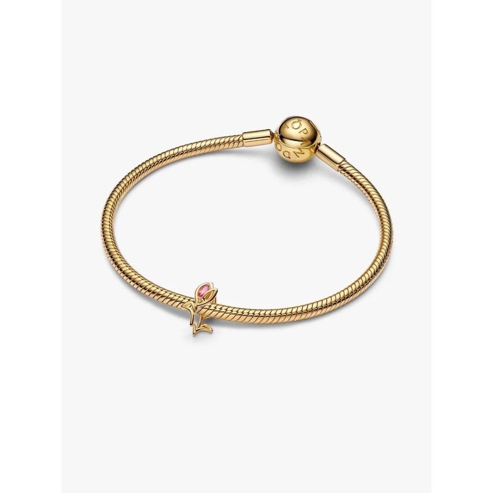 Pandora - Tulipan Openwork Charm i 14k forgylling Pandora - Tulipan Openwork Charm i 14k forgylling - Bilde 3