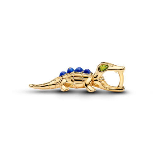 Pandora - Alligator charm med 14k forgylling