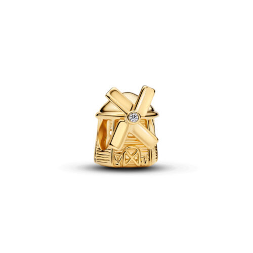 Pandora - Vindmølle Charm med 14k forgylling