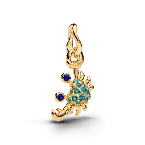 Pandora - Krabbe Hengende Charm med 14k forgylling