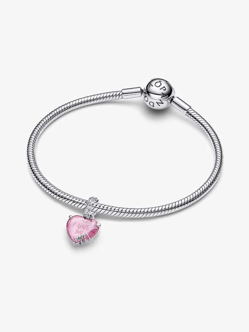 Pandora - I Love You Mom Hengende Charm i sølv Pandora - I Love You Mom Hengende Charm i sølv - Bilde 2