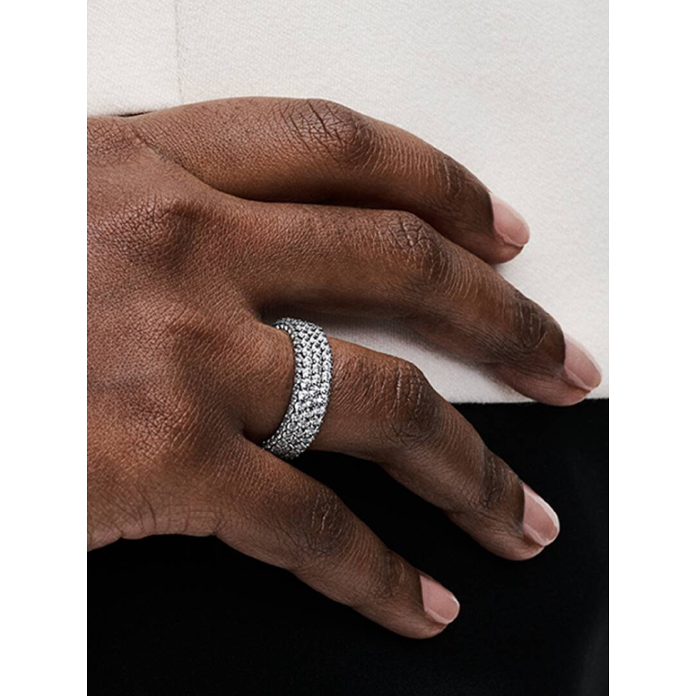 Pandora - Pavé Trippel Rad Ring Pandora - Pavé Trippel Rad Ring - Bilde 2