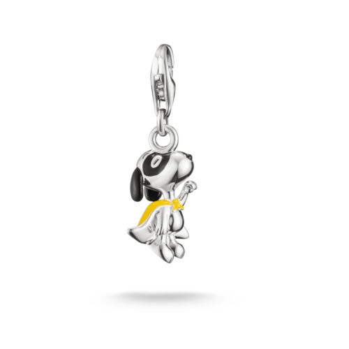 Thomas Sabo - Charm/anheng i sølv med - Peanuts™ Amulet Snoopy superhelt – Original