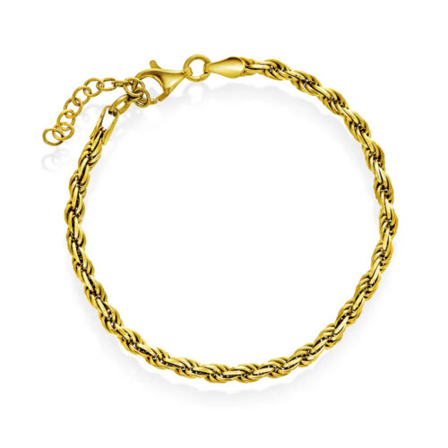 Nyheter i nettbutikken Pan Jewelry - Cordel armbånd i forgylt sølv