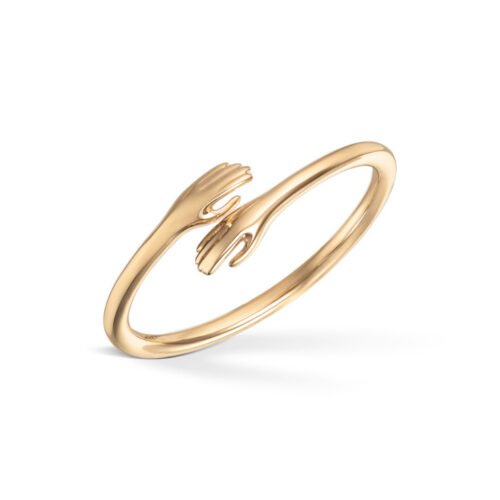 Gold By Frisenberg- "Hold meg" ring i gult gull