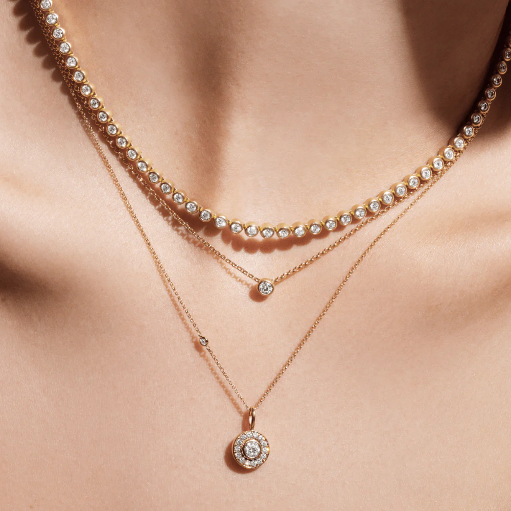 Julie Sandlau - Heritage Pendant i 18k gult gull med 0,44ct diamanter Julie Sandlau - Heritage Pendant i 18k gult gull med 0,44ct diamanter - Bilde 3