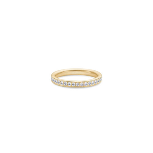 Julie Sandlau - Elegance Band Ring i 18k gult gull med diamanter