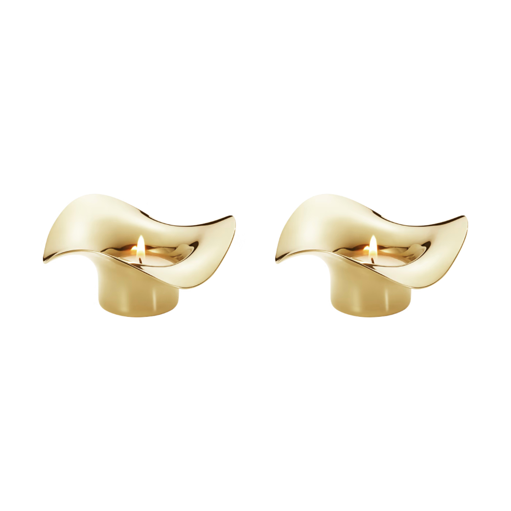 Georg Jensen - Cobra telysestake, 2 stk Georg Jensen - Cobra telysestake, 2 stk - Bilde 2