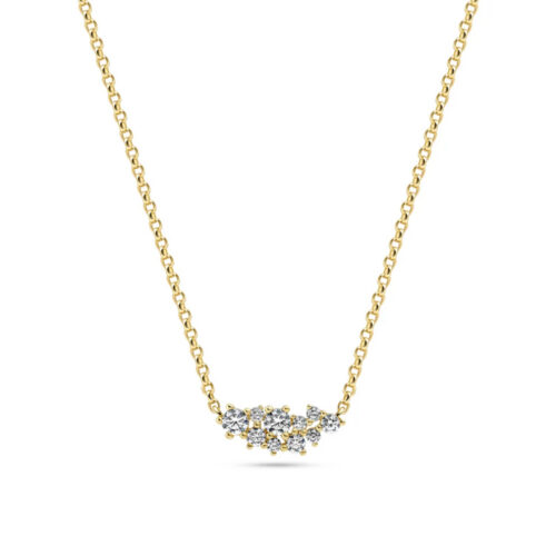 Sif Jakobs - Cristallo Piccolo Necklace - Halssmykke i forgylt sølv med zirkonia