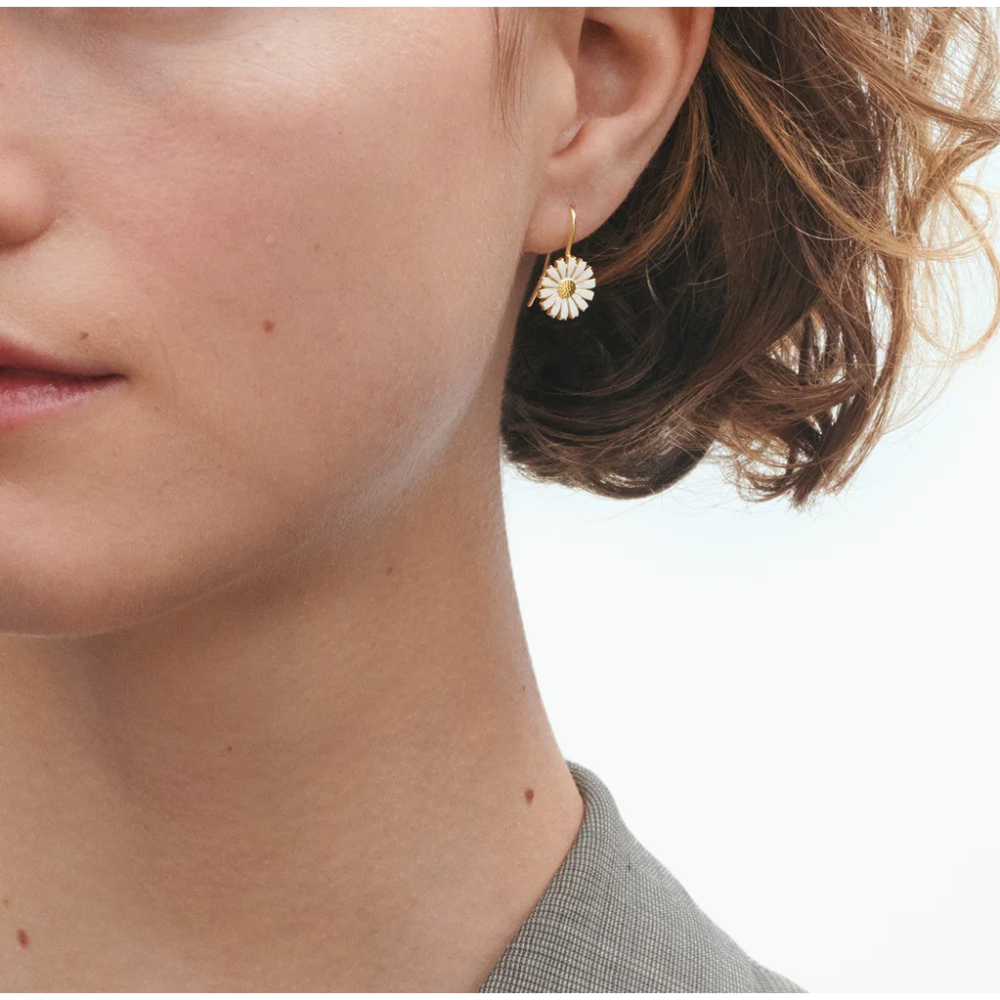 Georg Jensen - Daisy ørepynt i 18k gullbelagt sølv Georg Jensen - Daisy ørepynt i 18k gullbelagt sølv - Bilde 3
