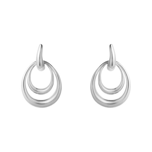 Georg Jensen - Offspring medium øreringer i sølv