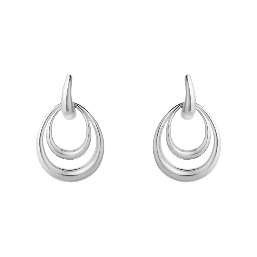 Georg Jensen - Offspring medium øreringer i sølv Georg Jensen - Offspring medium øreringer i sølv