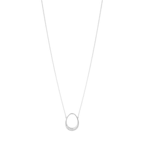Georg Jensen -  Offspring anheng i sølv, lite, med diamanter, totalt 0,04 ct