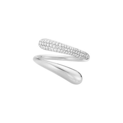 Georg Jensen - Mercy ring i 925 sølv med diamanter 0,37ct
