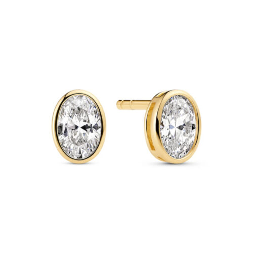 Sif Jakobs - Sardinien Wave Earrings - Ørepynt i 18k gullforgylt sølv med zirkonia