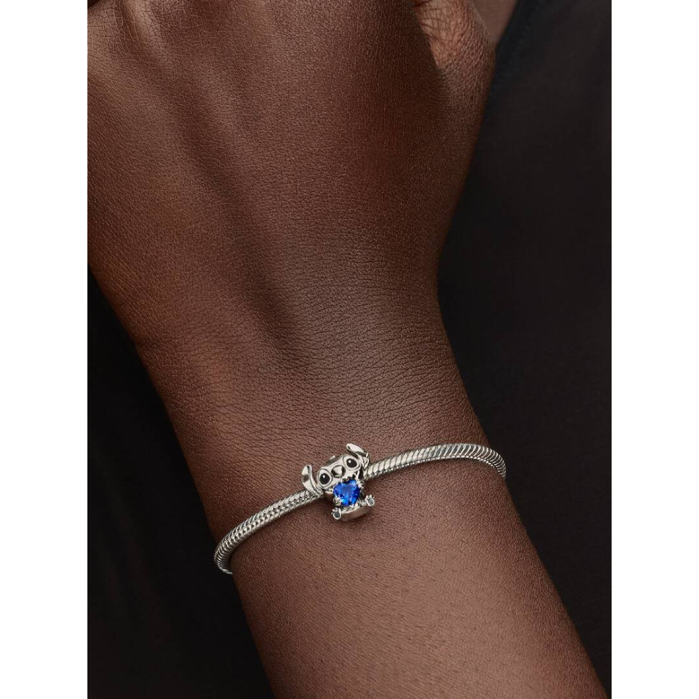 Pandora – Disney - Stitch Blått Hjerte Charm - Bilde 3