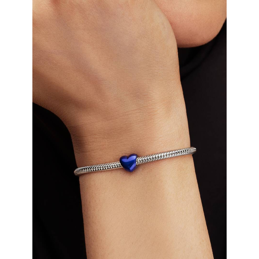 Pandora – Blått Hjerte Mini Charm - Bilde 2