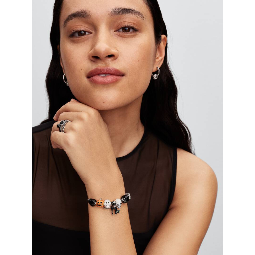 Pandora – Svart Katt Hengende Charm - Bilde 5