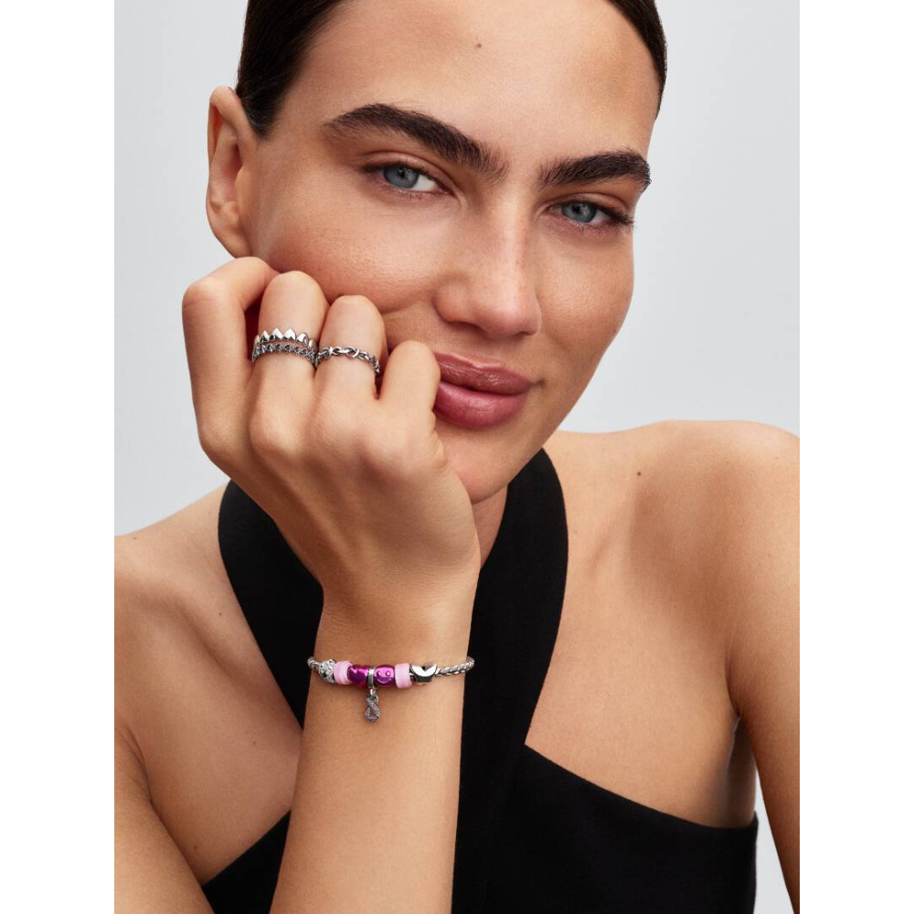 Pandora – Rosa Hjerte Mini Charm - Bilde 4