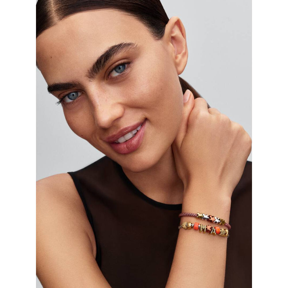 Pandora – Orange Muranoglass Mini Charm - Bilde 5