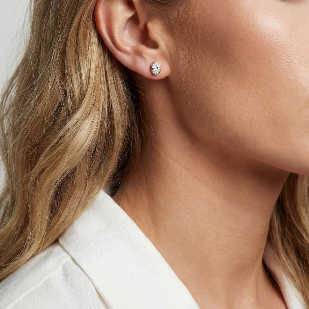 Sif Jakobs - Sardinien Wave Earrings - Ørepynt i 18k gullforgylt sølv med zirkonia Sif Jakobs - Sardinien Wave Earrings - Ørepynt i 18k gullforgylt sølv med zirkonia - Bilde 2