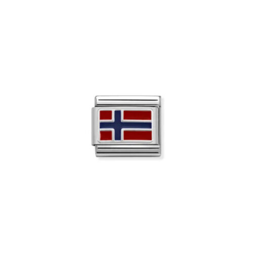 Nomination - Composable™ Classic Stainless steel, Enamel and 925 sterling silver (09_Norway)
