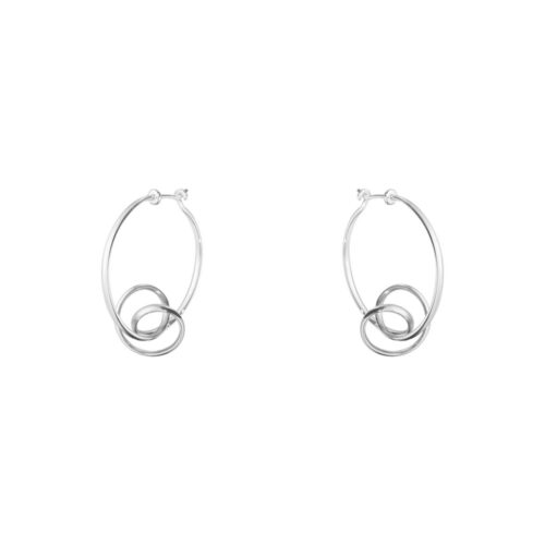 Georg Jensen - Torun øreringer i sølv