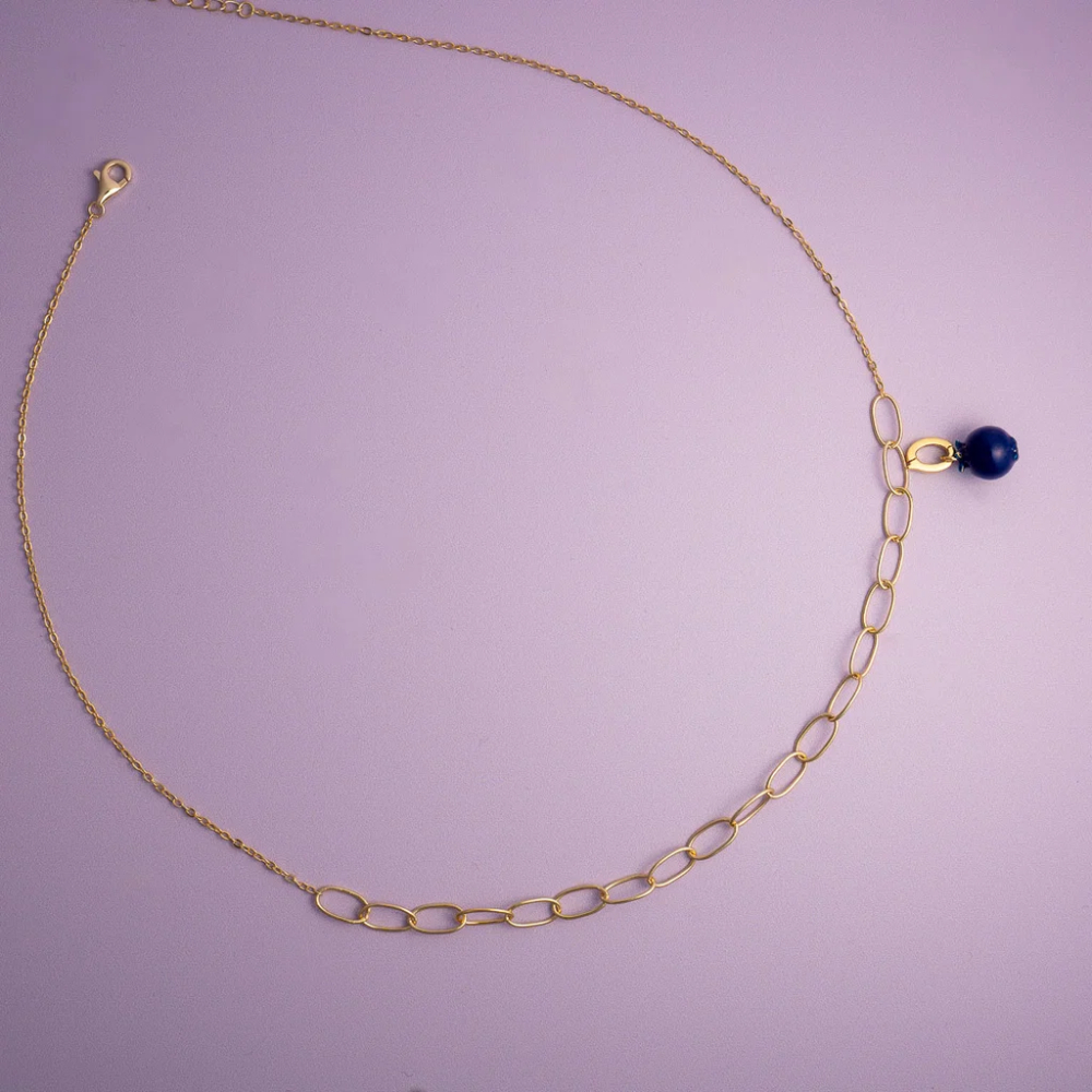 Sandra Lyng x Pan Jewelry - Blue Bloom charm blåbær i forgylt sølv Sandra Lyng x Pan Jewelry - Blue Bloom charm blåbær i forgylt sølv - Bilde 3